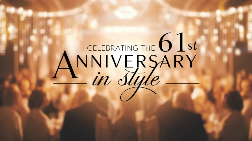 Celebrating the 61st Anniversary in Style