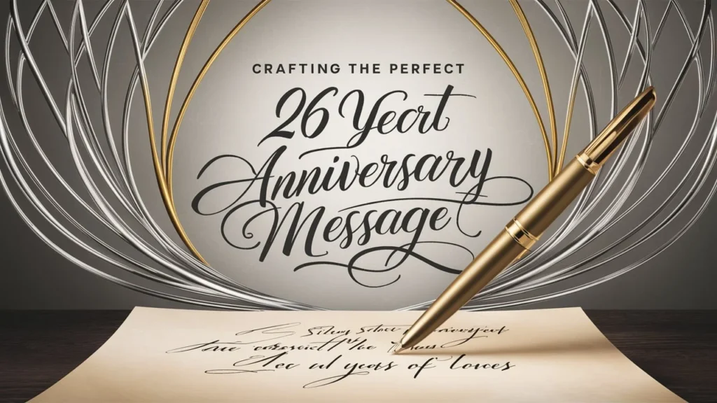 Crafting the Perfect 26th Anniversary Message