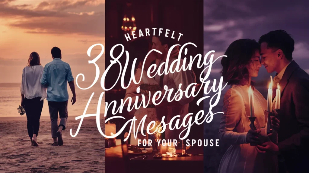 Heartfelt 38th Wedding Anniversary Messages for Your Spouse