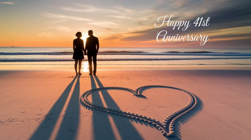 Heartfelt 41st Anniversary Wishes for Couples