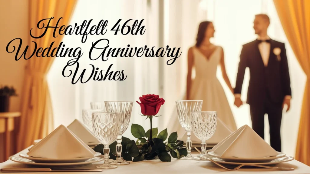 Heartfelt 46th Wedding Anniversary Wishes