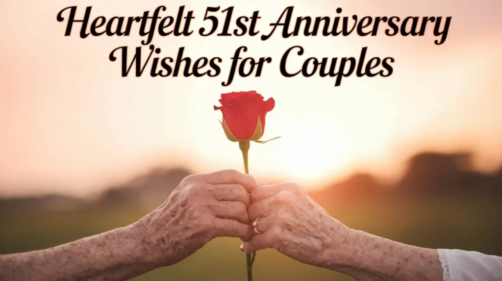 Heartfelt 51st Anniversary Wishes for Couples