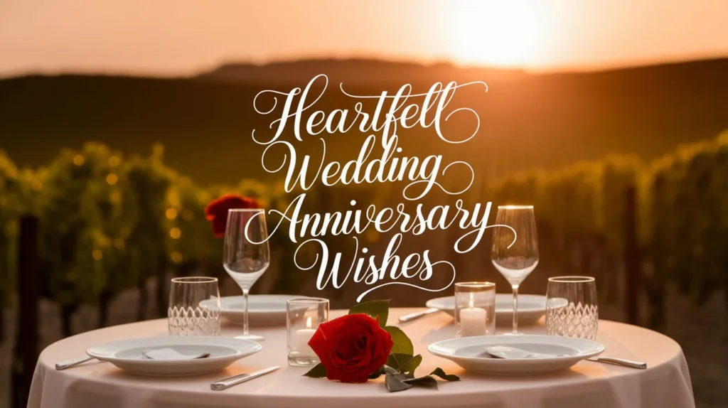 Heartfelt Wedding Anniversary Wishes
