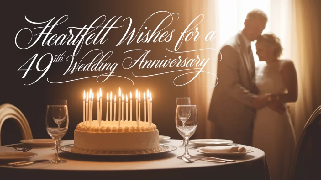 Heartfelt Wishes for a 49th Wedding Anniversary
