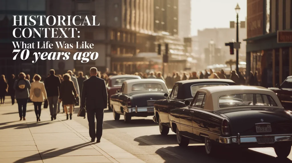 Historical Context: What Life Was Like 70 Years Ago