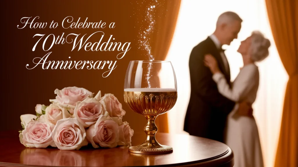 How to Celebrate a 70th Wedding Anniversary