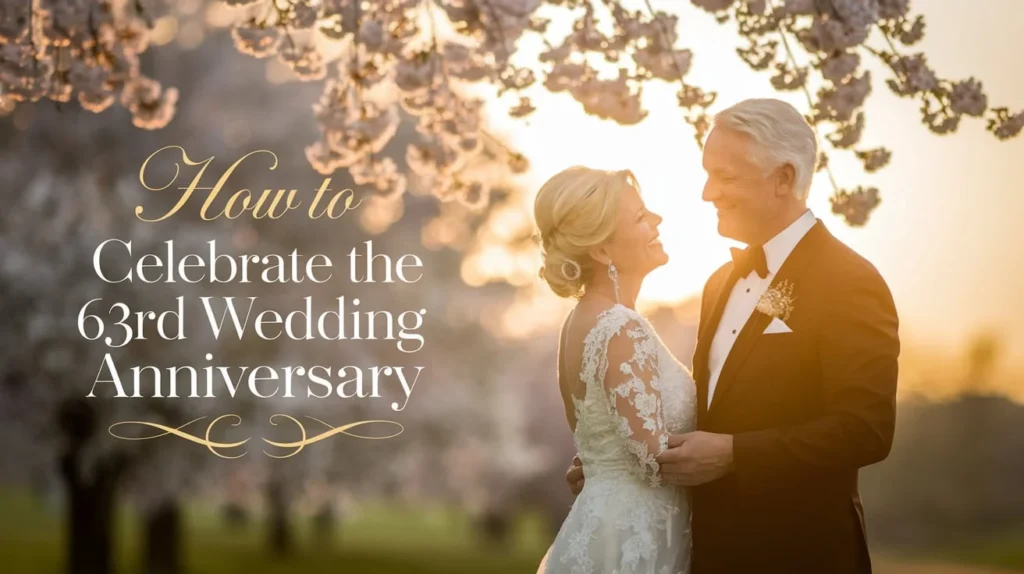 How to Celebrate the 63rd Wedding Anniversary