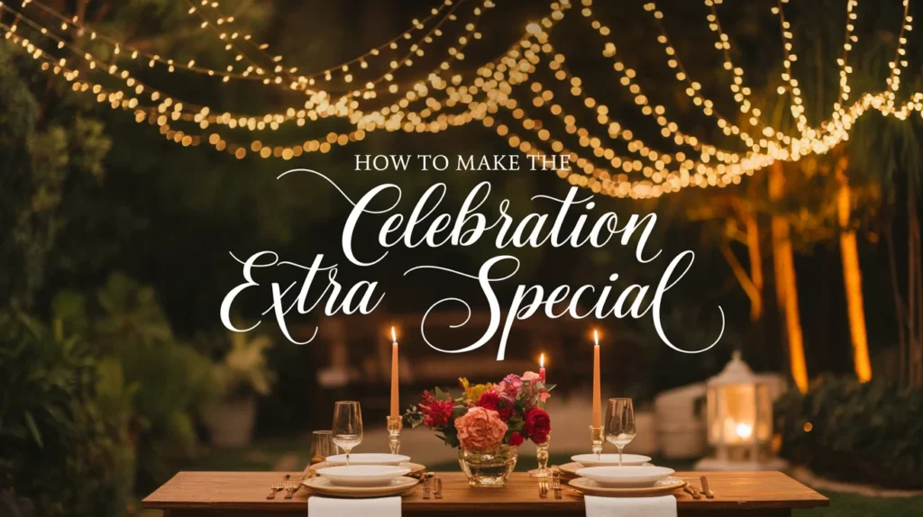 How to Make the Celebration Extra Special