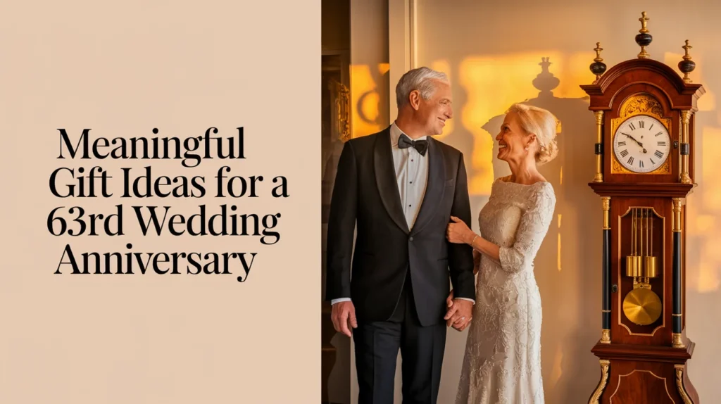 Meaningful Gift Ideas for a 63rd Wedding Anniversary