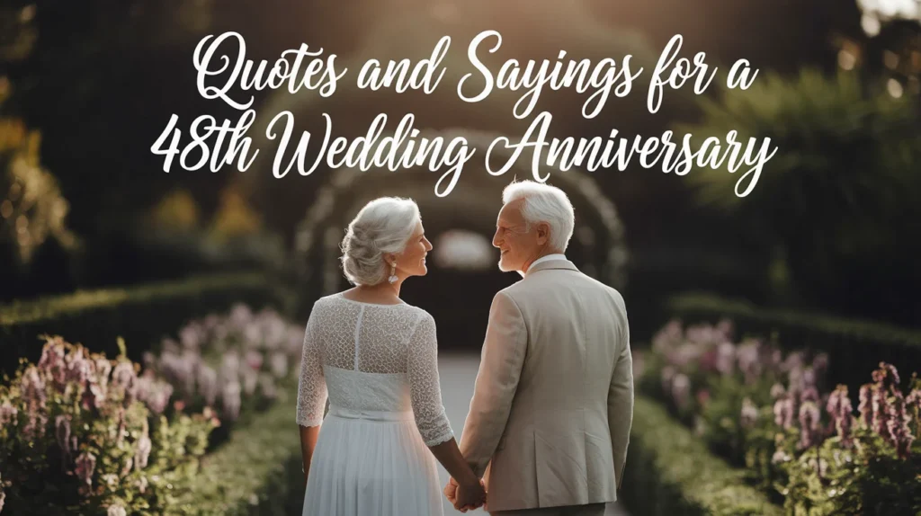 Quotes and Sayings for a 48th Wedding Anniversary