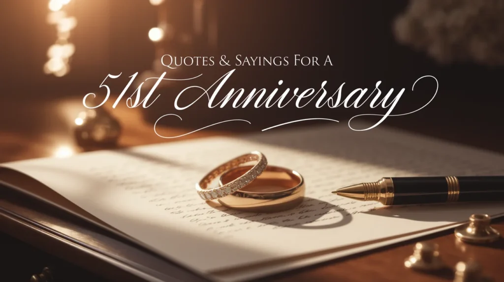 Quotes & Sayings for a 51st Anniversary