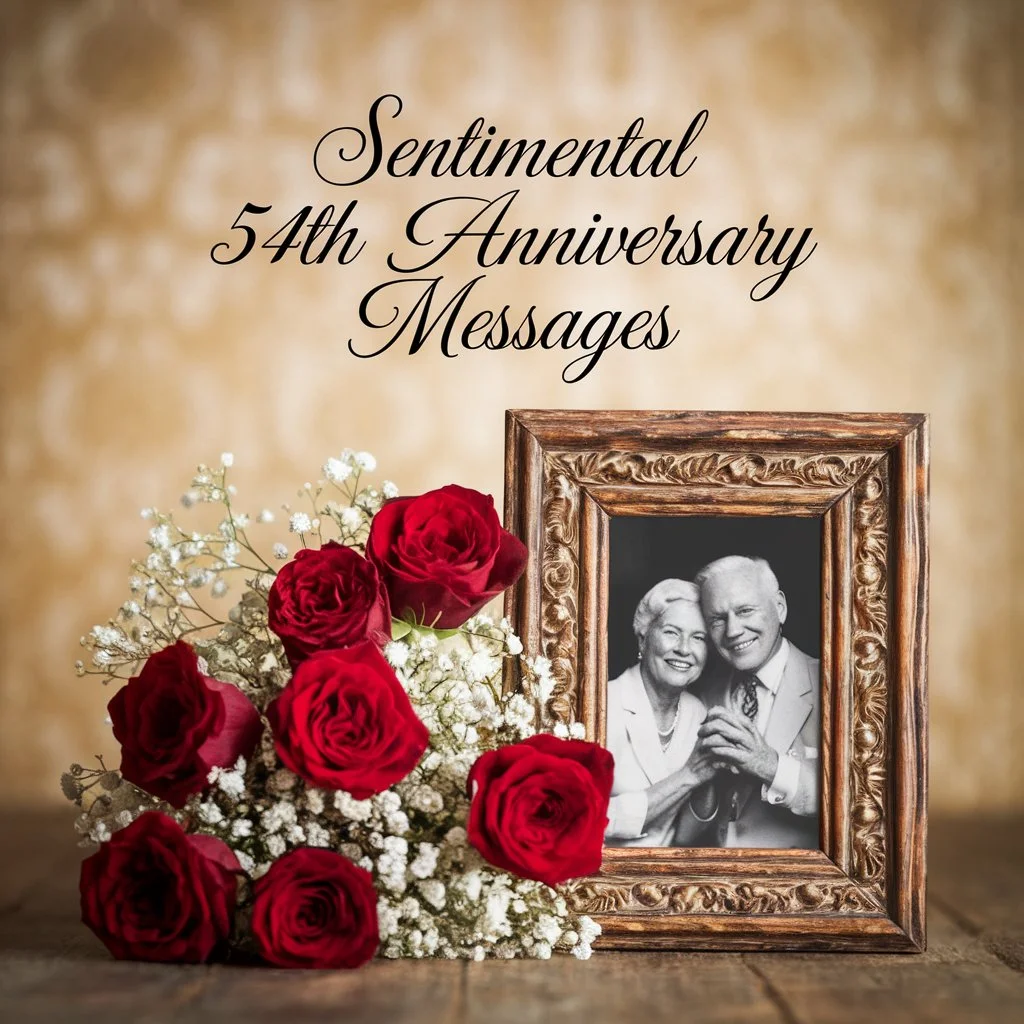 Sentimental 54th Anniversary Messages