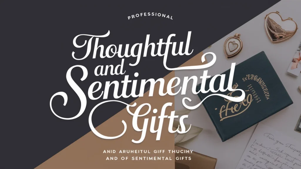 Thoughtful and Sentimental Gifts