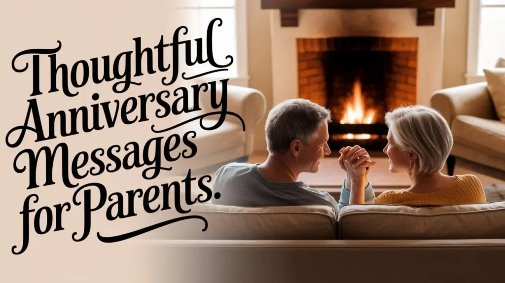 Thoughtful Anniversary Messages for Parents