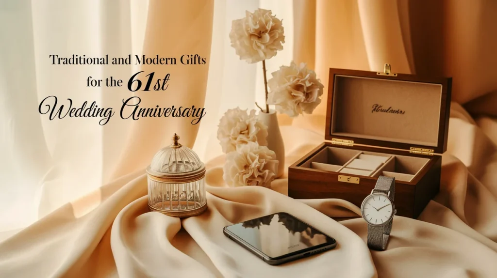 Traditional and Modern Gifts for the 61st Wedding Anniversary