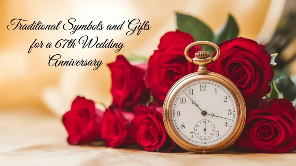 Traditional Symbols and Gifts for a 67th Wedding Anniversary