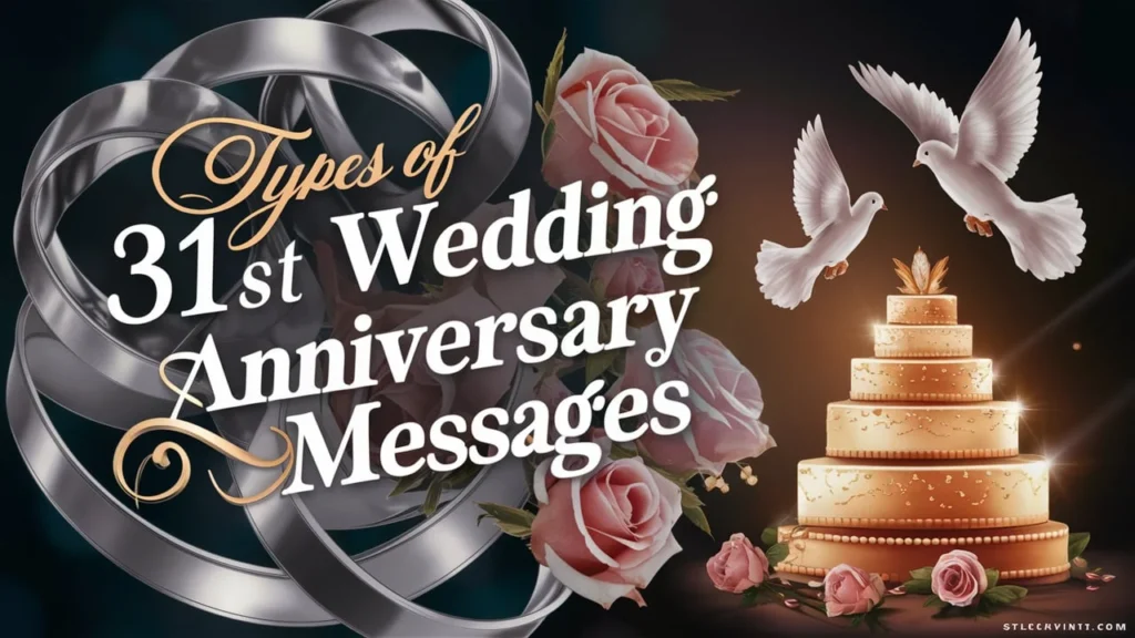 Types of 31st Wedding Anniversary Messages