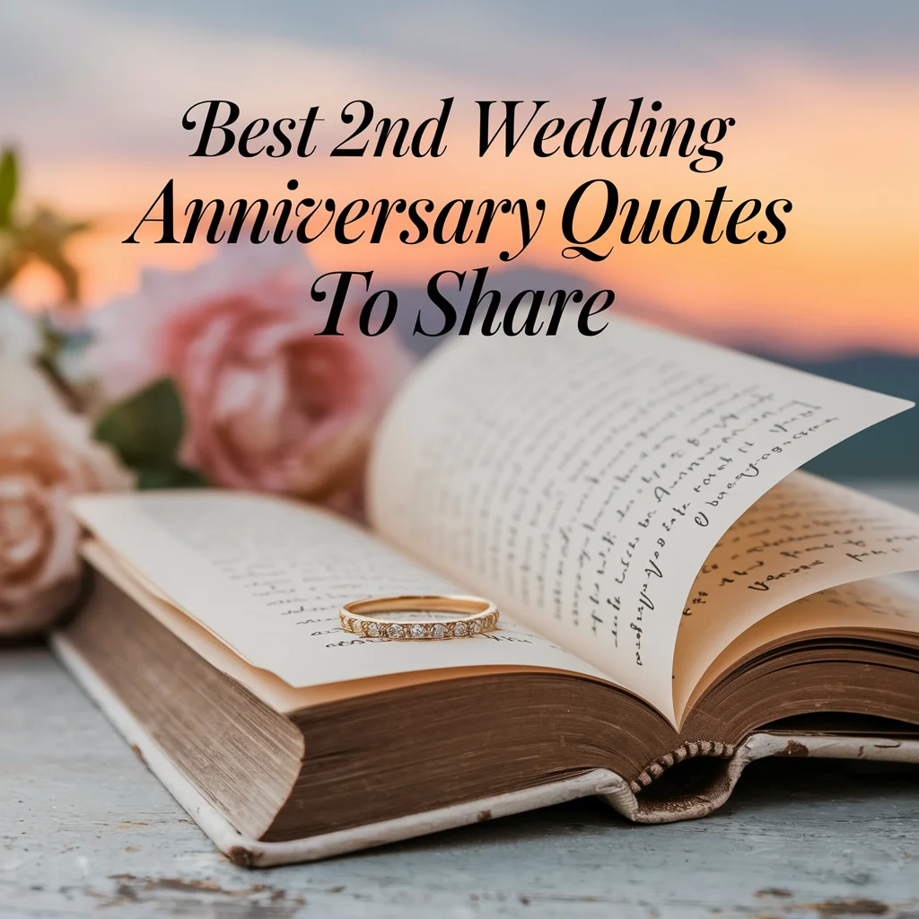 Best 2nd Wedding Anniversary Quotes to Share