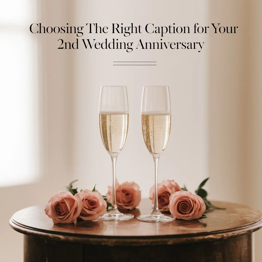 Choosing the Right Caption for Your 2nd Wedding Anniversary
