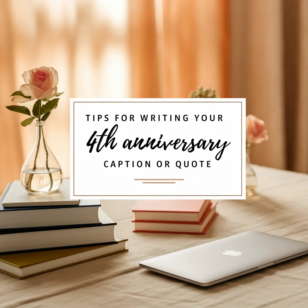 Tips for Writing Your Own 4th Anniversary Caption or Quote